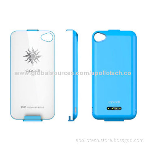 Specialized Battery Covers/Chargers for iPhone 4 with 2,200mAh Real Capacity, Polymer Battery